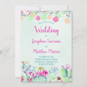 サボランタンフィエスタ結婚式招待状 招待状 (正面)