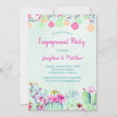 サボランタンフェスタ婚約パーティ招待状 招待状 (正面)