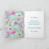 サボランタンフェスタ赤ちゃんシャワーありがとう サンキューカード (内部)