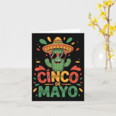 サボリおもしろいとソンブレロシンコデマヨサボム カード (黄色い花)