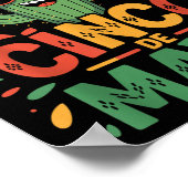 サボリおもしろいとソンブレロシンコデマヨサボム ポスター (角)