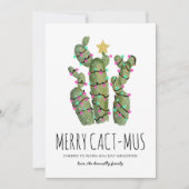 サボリおもしろいスクリスマスホリデー シーズンカード (正面)