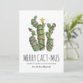 サボリおもしろいスクリスマスホリデー シーズンカード (スタンド正面)