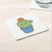 サボリお洒落ス スクエアペーパーコースター (アングル)