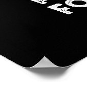 サボリかわいらしサボテンのパンプンおもしろいダークBGのフライ ポスター (角)