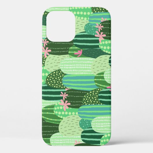 サボリカラフルスシームレスパターンイラストレーション Case-Mate iPhoneケース (裏面)