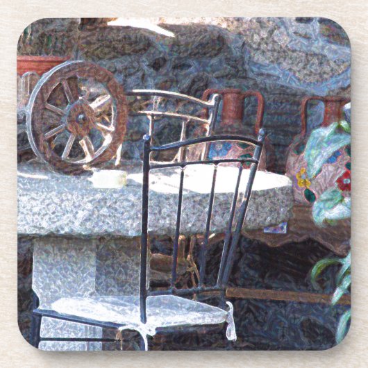 サボリスペインのススチルライフ コースター (正面)