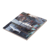 サボリスペインのススチルライフ タイル (側面)