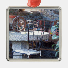 サボリスペインのススチルライフ メタルオーナメント