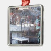 サボリスペインのススチルライフ メタルオーナメント (左)