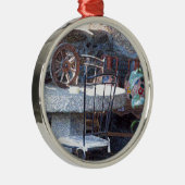 サボリスペインのススチルライフ メタルオーナメント (右)