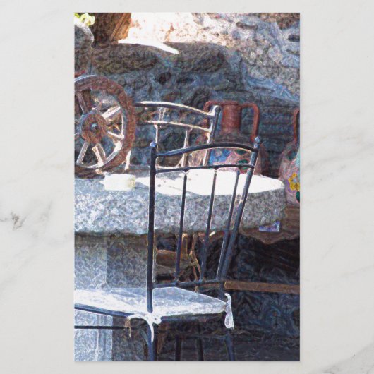 サボリスペインのススチルライフ 便箋 (正面)