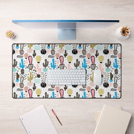 サボリモダンスの幾何学的パターン デスクマット (オフィス1)