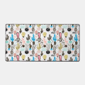 サボリモダンスの幾何学的パターン デスクマット (正面)