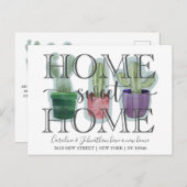 サボリモダンスウォーターカラーニューホーム 案内ポストカード (正面/裏面)