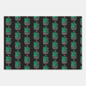 サボリモダンング紙シート ラッピングペーパーシート (正面3)