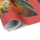 サボリ白熱［赤熱］光を放つス ラッピングペーパー (ロールコーナー)