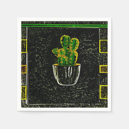 サボ描シ スタンダードカクテルナプキン