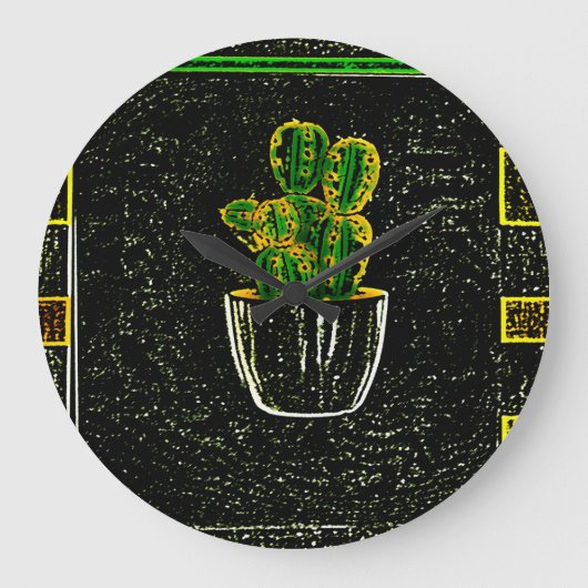 サボ描シ ラージ壁時計 (正面)