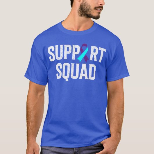 サポーターズ・スクワッド 自殺防止啓発を支援 Tシャツ (正面)