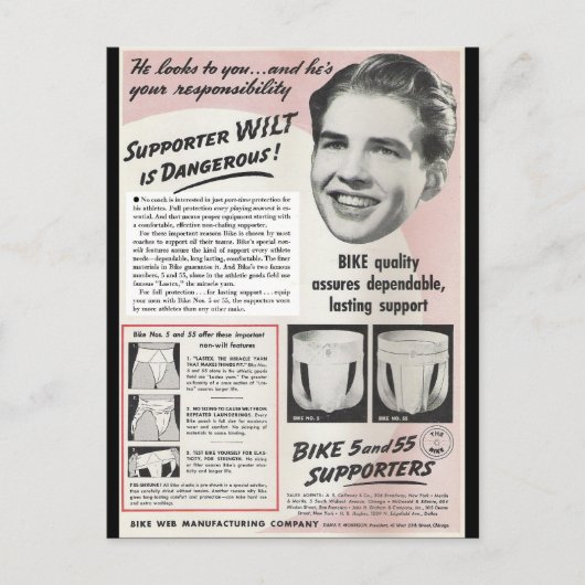 サポーター・ウィルトは危険だ! ポストカード (正面)