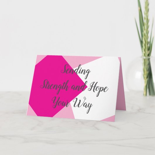 サポートおよび勇気付けられるの共感カード 案内状 (正面)