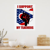 サポートする先生 ポスター (キッチン)