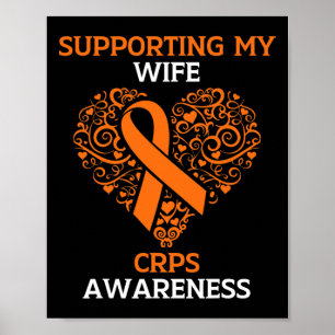 サポートする妻RSD CRPS認識度月オレンジ ポスター