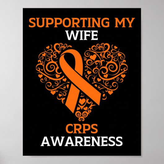 サポートする妻RSD CRPS認識度月オレンジ ポスター (正面)