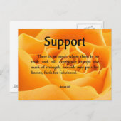 サポートと強さ ポストカード (正面/裏面)