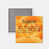 サポートと強さ マグネット (正面/裏面)