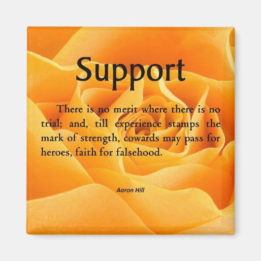 サポートと強さ マグネット (正面)