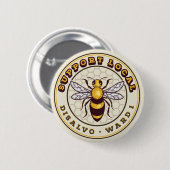 サポートのローカルPin 缶バッジ (正面&裏面)