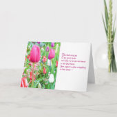 サポートを受ければ、何でも簡単に…… サンキューカード (正面)