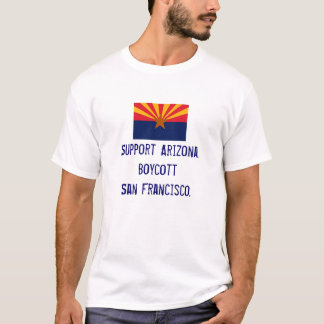サポートアリゾナのボイコットのサンのフランのTシャツ Tシャツ