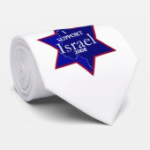 サポートイスラエル共和国のタイ ネクタイ (ロール)