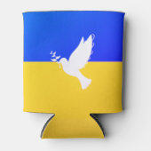 サポートウクライナクーラーボックス平和鳩 – 自由 缶クーラー (正面)