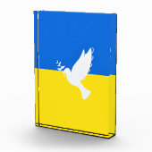 サポートウクライナ写真ブロック平和鳩 フォトブロック (右)