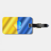 サポートウクライナ荷物タグ – 自由 ラゲッジタグ (裏面横)