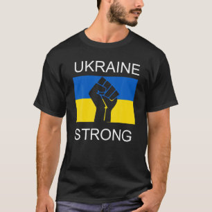 サポートウクライナIはウクライナFlaと共に立つ Tシャツ