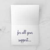 サポートカードをありがとう… サンキューカード (内部)