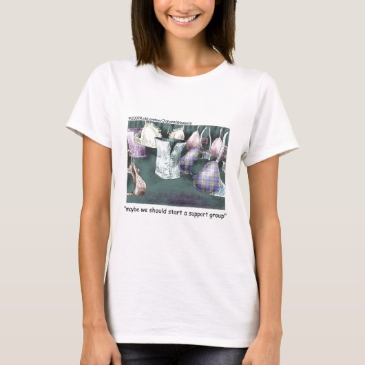 サポートグループの面白いギフト＆Tシャツ Tシャツ (正面)