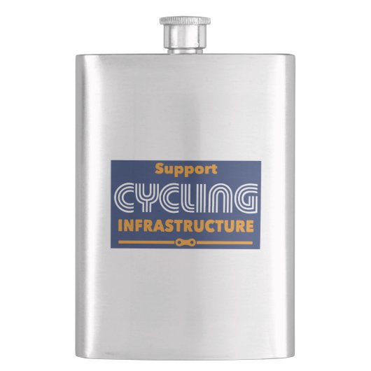 サポートサイクリングインフラストラクチャ フラスク (正面)