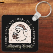 サポートショップの小さな地元のクリスマスギフト与えズ キーホルダー (裏面)