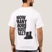 サポートシンディSheehan Tシャツ (裏面)