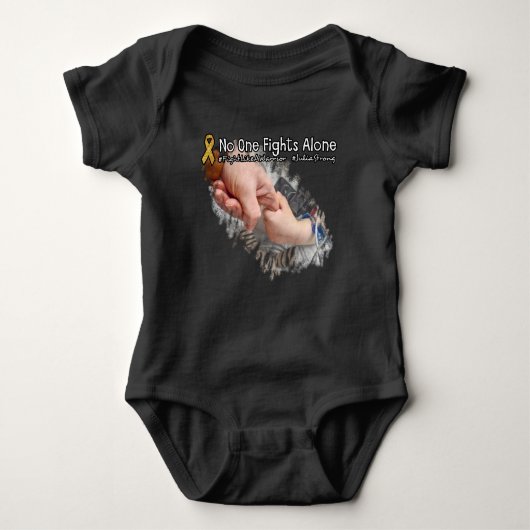 サポートジュリアの戦い! お父さんの英雄 ベビーボディスーツ (正面)