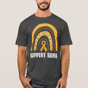 サポートスクワッドオレンジレインボーADHD認識度 Tシャツ