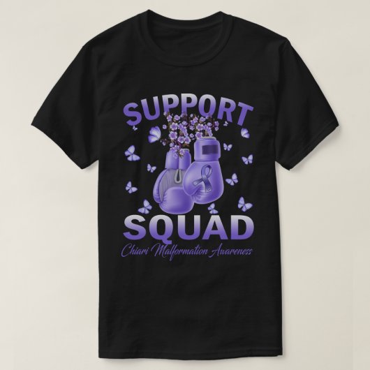 サポートスクワッドチアリ奇形認識度ボクシング Tシャツ (デザイン正面)