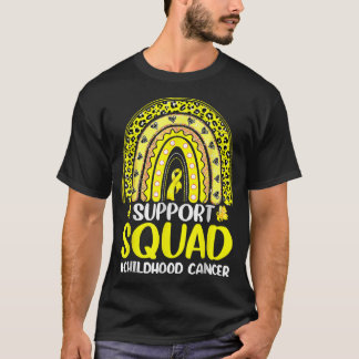 サポートスクワッド小児癌認識度レインボーG Tシャツ