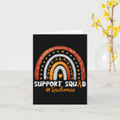 サポートスクワッド白血病認識度オレンジリボンRai カード (黄色い花)